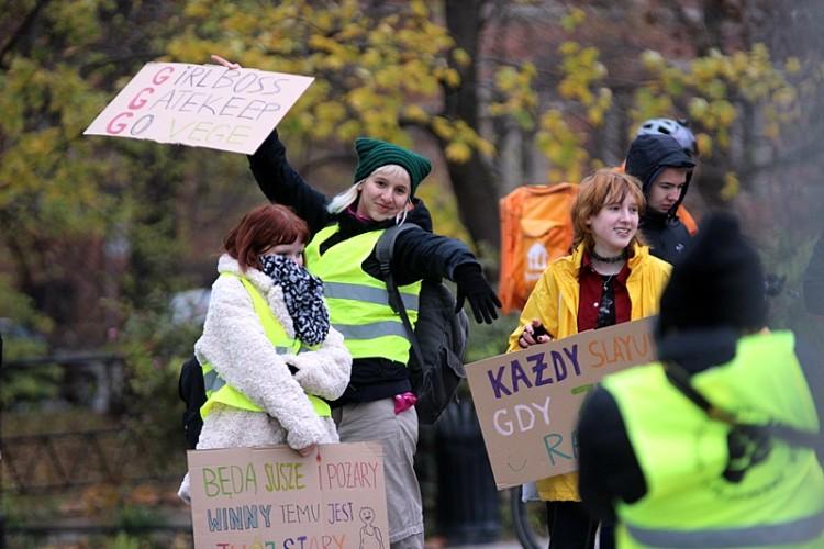 Młodzieżowy Strajk Klimatyczny przeszedł przez Wrocław [ZDJĘCIA]