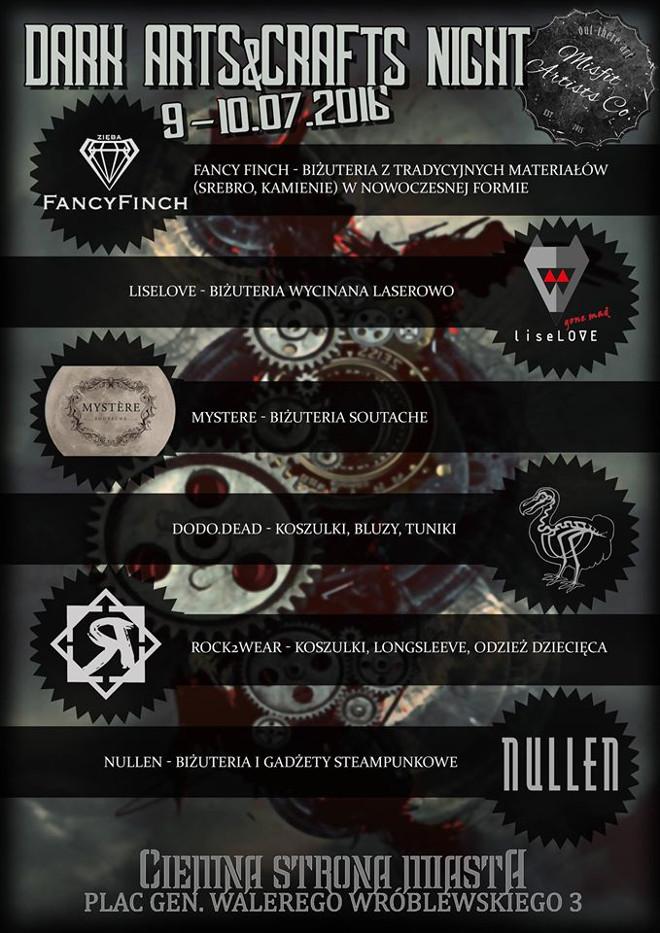Dark Arts&Crafts Night – targi mrocznego rękodzieła
