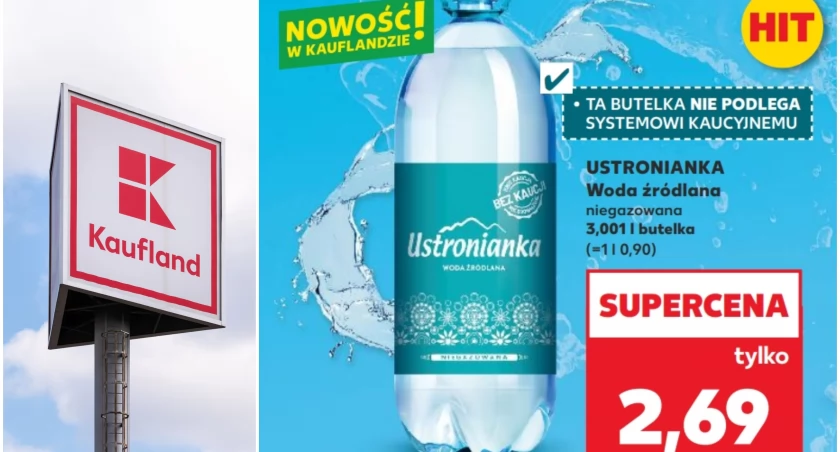 Od dziś w Polsce system kaucyjny. A Kaufland już go ominął. Dolali do butelki 20 kropel wody