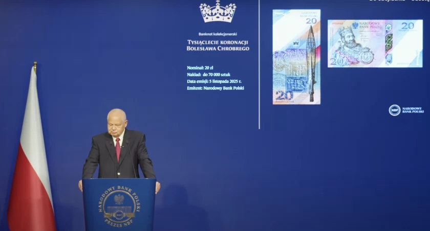 Oto nowe 20 złotych. Prezes NBP: Wyjątkowo piękny banknot