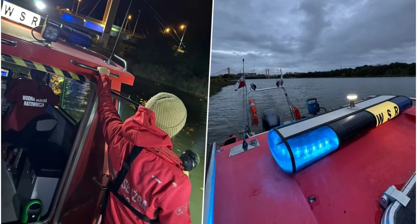 Mnóstwo służb w okolicach mostu Milenijnego. Trwają poszukiwania zaginionego 30-latka 
