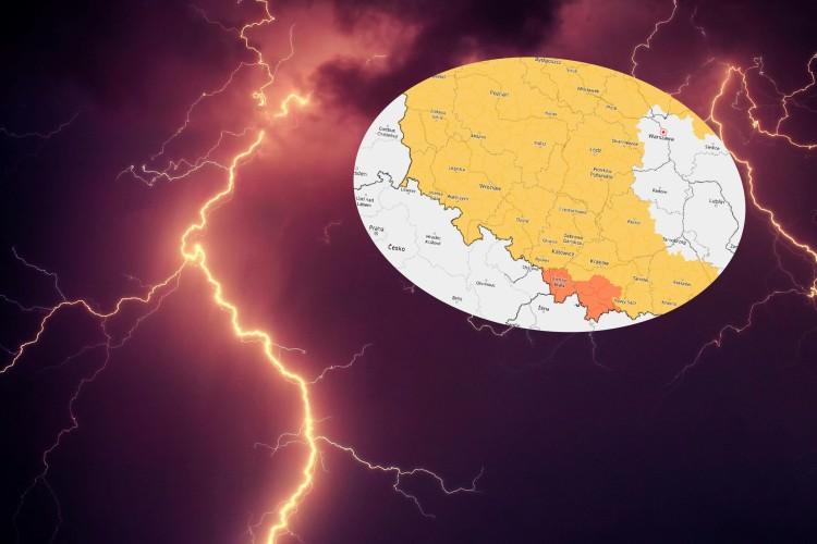 Żółty alert dla Wrocławia. Mogą pojawić się burze z gradem