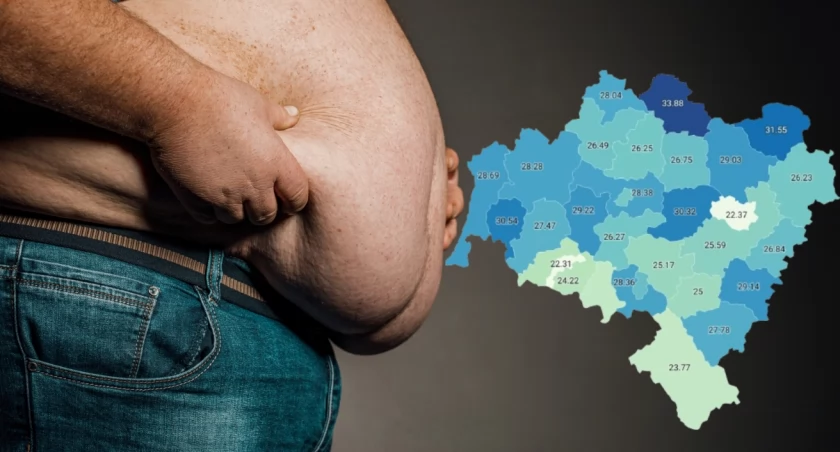 Oto dolnośląska mapa otyłości. Jeden powiat wyróżnia się szczególnie