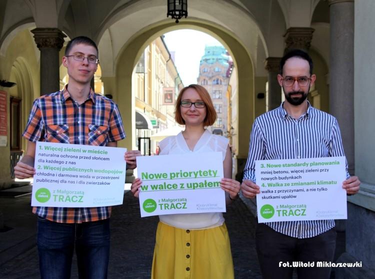 Zieloni mają pomysł na walkę z upałem
