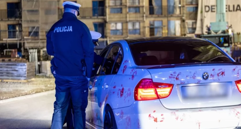 Podrasowane fury już były gotowe do wyścigów. Wtedy zjawiła się policja