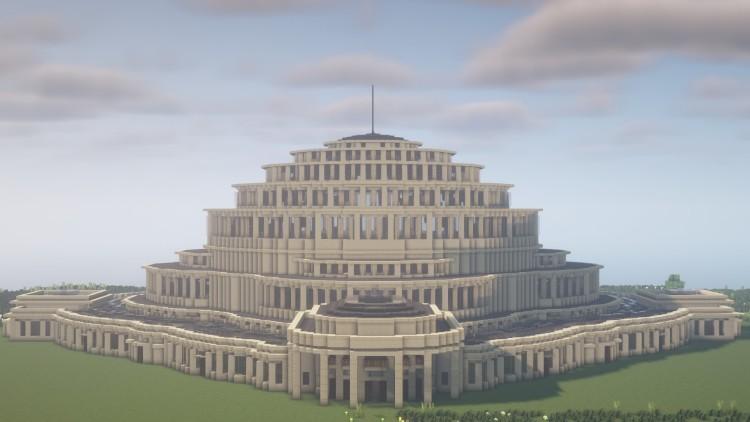 Hala Stulecia w grze Minecraft. Wygląda jak prawdziwa!