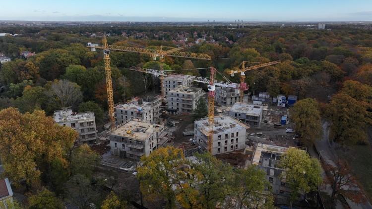 Wrocław: Przy samym parku budują duże osiedle. Pod oknami będą chodziły wiewiórki