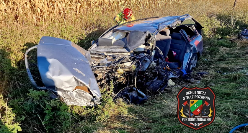 Koszmarny wypadek na Dolnym Śląsku. Zginął młody kierowca 