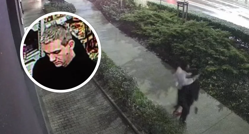 Brutalny atak w centrum Wrocławia. Policja szuka tego mężczyzny [FILM]