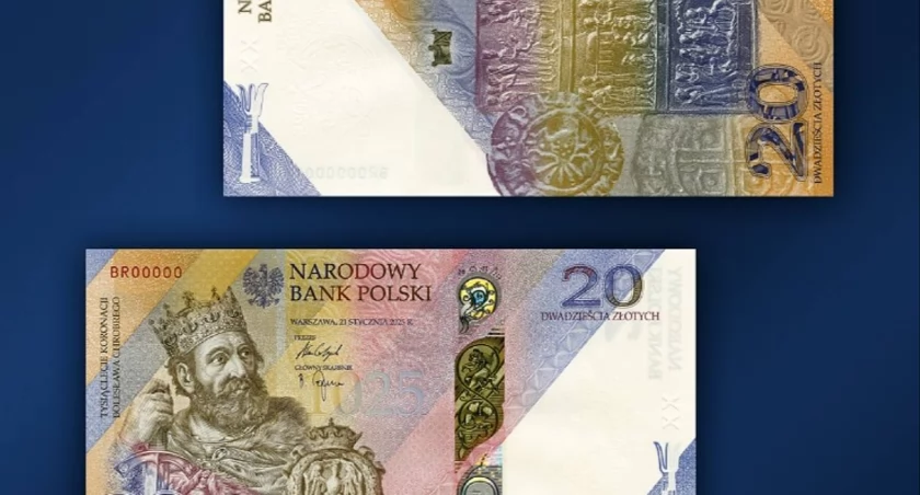 Nowy banknot 20 zł. Bolesław Chrobry znów na niego trafił