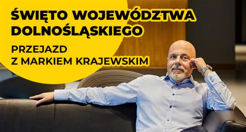 Marek Krajewski dojedzie pociągiem na święto województwa dolnośląskiego