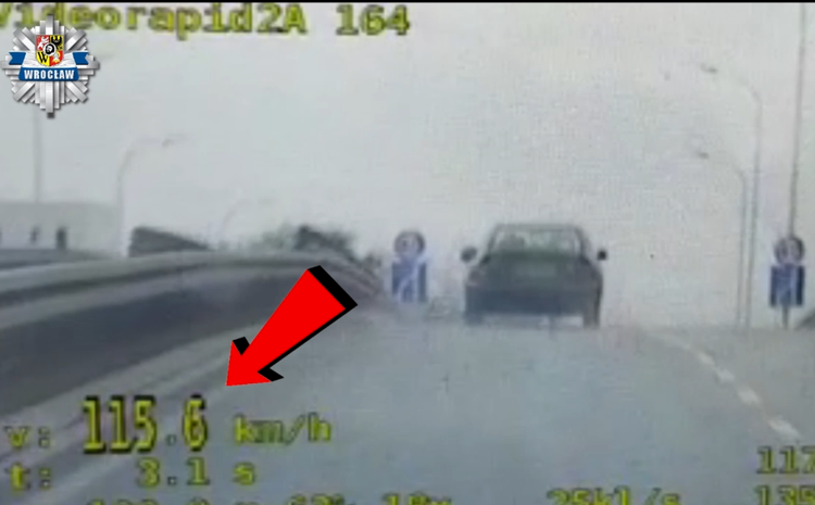 Wrocław: bez prawa jazdy pędził ulicą Kosmonautów 115 km/h. Był poszukiwany