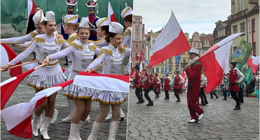 Radosna Parada Niepodległości 2025. Barwny korowód na ulicach i tłumy w Rynku 