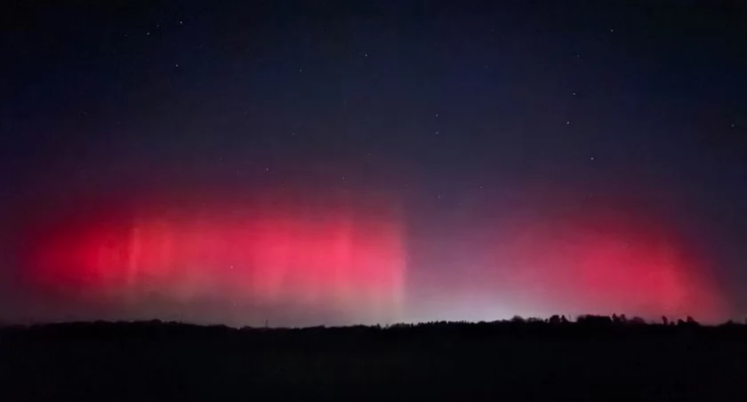 Zorza polarna na Dolnym Śląsku. Ale to była noc! A dziś powtórka!