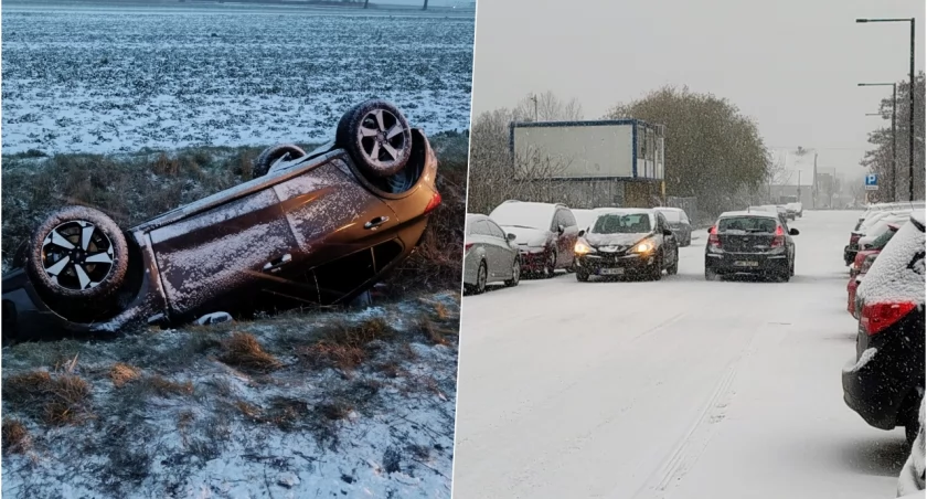 Atak zimy we Wrocławiu. Fatalne warunki drogowe w mieście i regionie