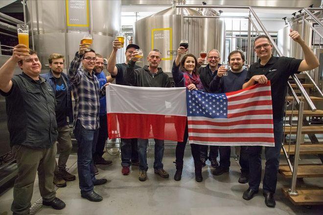 Wrocławski browar prezentuje efekt pierwszej polsko-amerykańskiej piwnej kooperacji. Premiera w stu miejscach w mieście