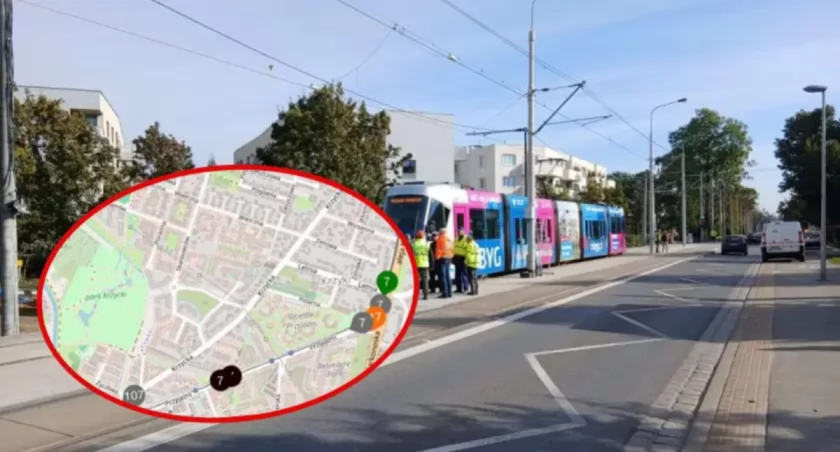 Ponownie uruchomili mijankę na Przyjaźni i od razu korki. MPK tłumaczy, że to przez pogodę