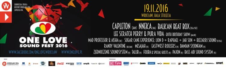 One Love Sound Fest już dziś w Hali Stulecia!