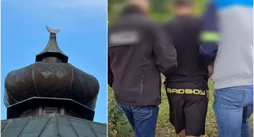 Drobny włamywacz chciał zrobić skok życia. Ukradł krzyż z kopuły kościoła. Myślał, że jest ze srebra