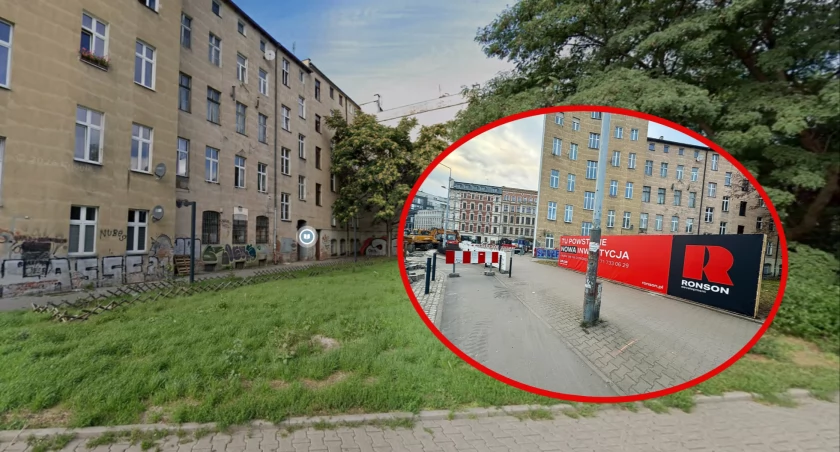 Kiedyś był tu zielony skwer, teraz będzie blok. Deweloper zabuduje niewielką działkę w centrum