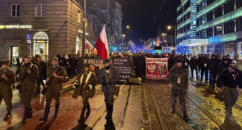 Marsz Żołnierzy Wyklętych przeszedł przez Wrocław. ZOBACZ ZDJĘCIA I FILM