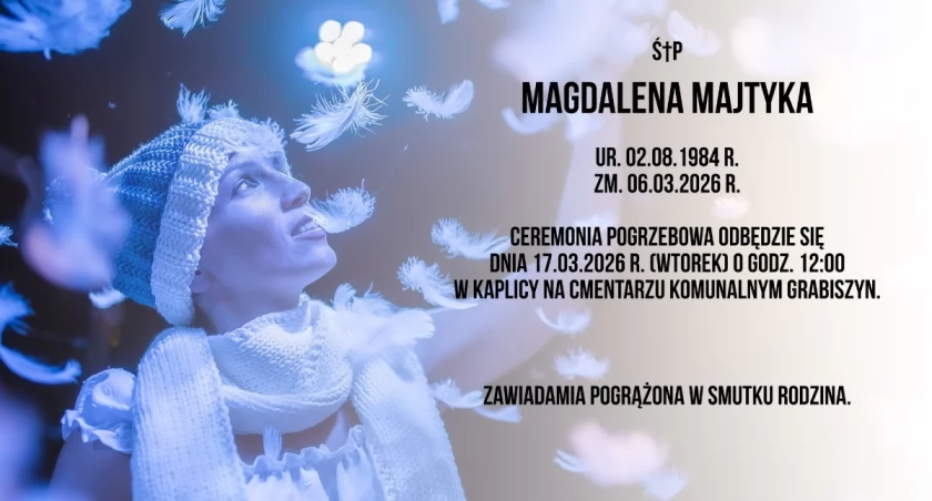 Mąż we wzruszających słowach pożegnał Magdalenę Majtykę. Pogrzeb we wtorek