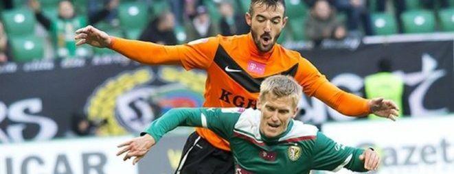 WKS pokonał Chrobrego Głogów, choć niespodziewanie przegrywał [ZOBACZ BRAMKI]