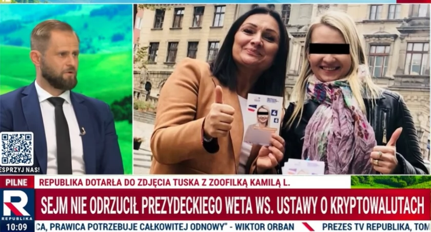 Kuzyn ministra, radny KO, na antenie TV Republika skrytykował wicemarszałek Monikę Wielichowską