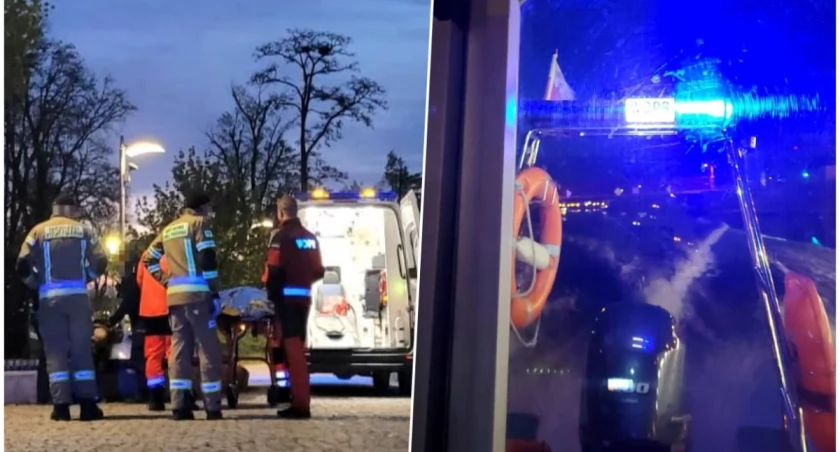Alarm nad ranem we Wrocławiu. 30-latek wpadł do rzeki przy Wyspie Słodowej