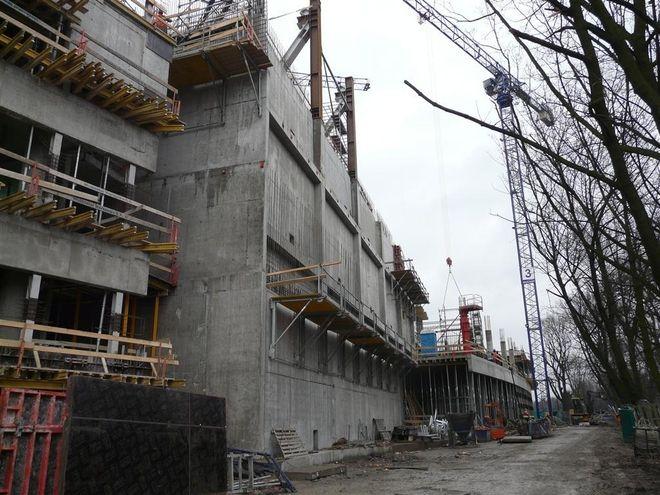 Rosną kondygnacje na budowie Narodowego Forum Muzyki