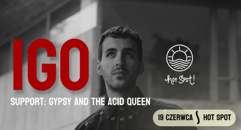 Koncert Igo na wrocławskiej plaży HotSpot
