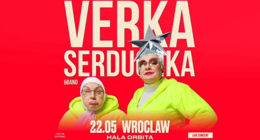Legenda Eurowizji przyjeżdża do Wrocławia. Verka Serduchka wystąpi w Hali Orbita