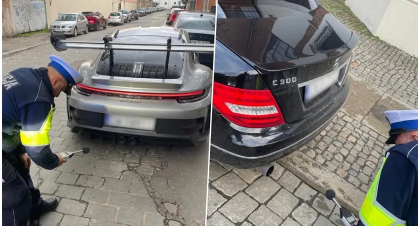 Nalot policji na „głośne” samochody i motocykle. 10 dowodów rejestracyjnych zatrzymanych