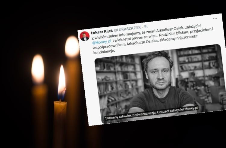 Nie żyje wrocławianin Arkadiusz Osiak. To on założył Money.pl. 