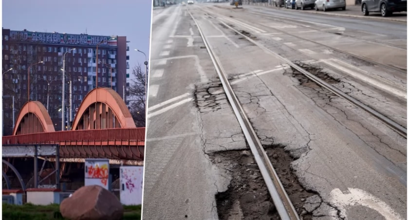 Utrudnienia na Trzebnickiej przez trzy miesiące. Wkrótce ruszy remont torowiska  