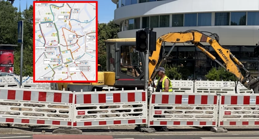  Ruszyły remonty torowisk w centrum Wrocławia. Potężne utrudnienia dla pasażerów i kierowców