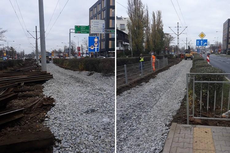 Remont torowiska przy Ślężnej wydłuży się o tydzień