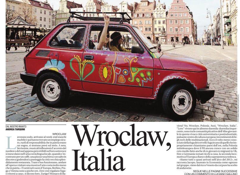 Wrocław fenomenem w Italii. Mnożą się artykuły, przyjeżdża włoskie MTV