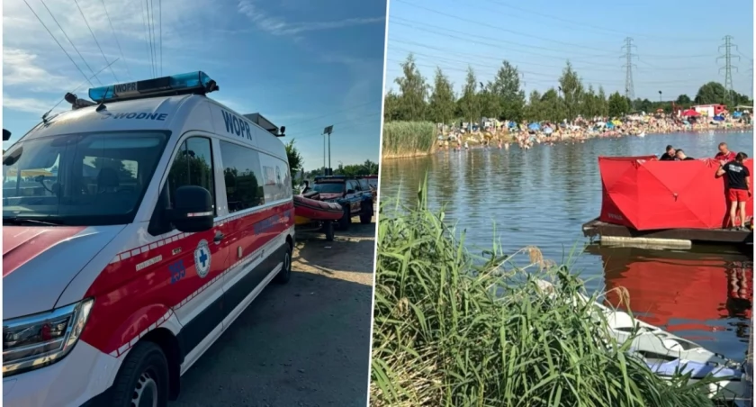 Dramat na popularnym kąpielisku. Dwie osoby wyciągnięte z wody, jedna wciąż walczy o życie