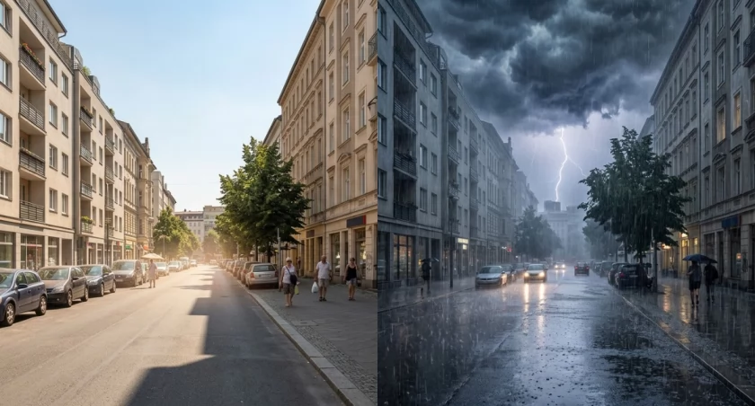 Najpierw upał, potem gwałtowne burze. Niebezpieczna pogoda we Wrocławiu