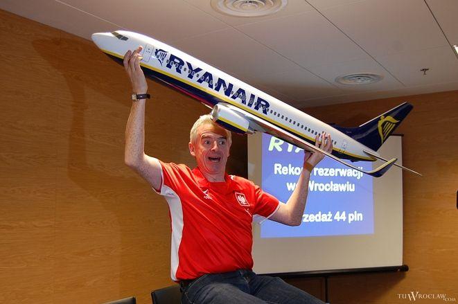 Ryanair startuje z Wrocławia do Warszawy
