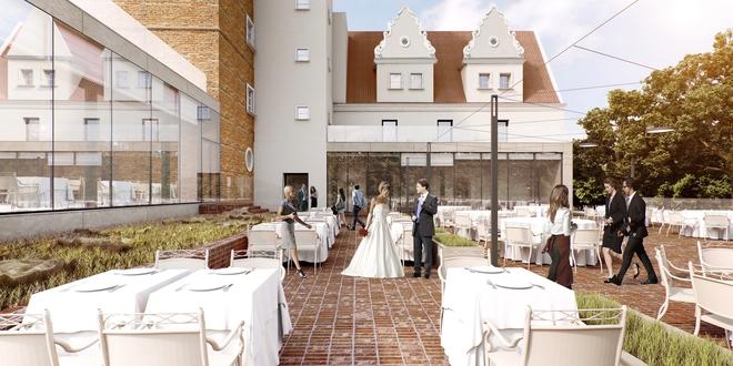 Podwrocławski zamek zmieni się w ekskluzywny hotel z basenem i SPA [WIZUALIZACJE]