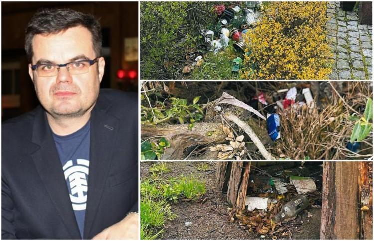 Wrocław nie jest brudny? Radny wysyła Jackowi Sutrykowi 147 zdjęć