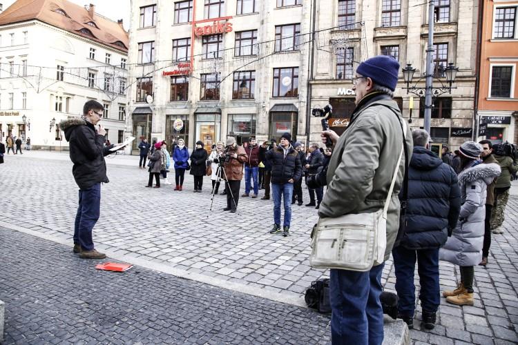 We Wrocławiu protestowali przeciwko „cenzurze Internetu” [ZDJĘCIA]