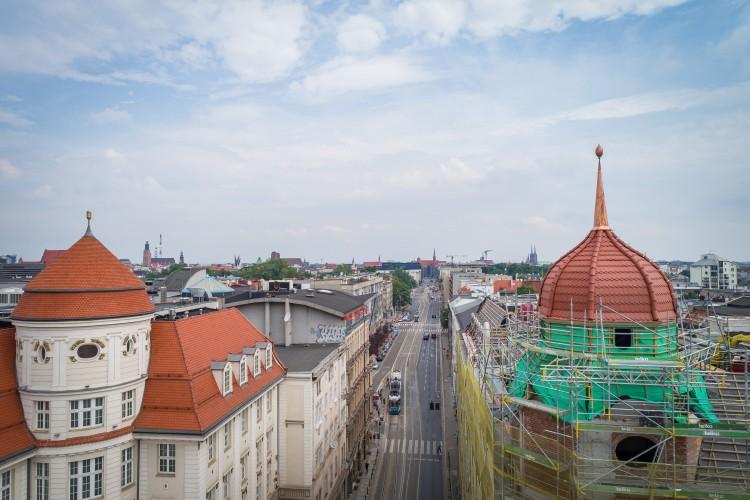 Historyczna wieża Hotelu Grand odbudowana [ZDJĘCIA, WIDEO]