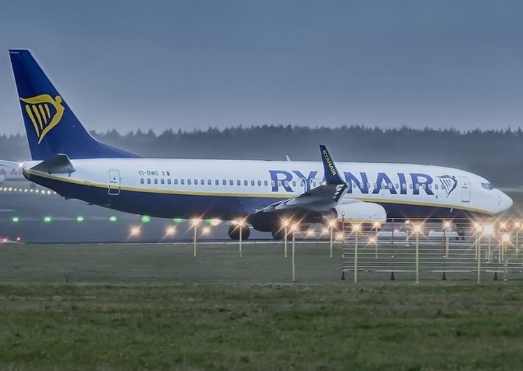 Samolot Ryanair miał kłopoty z lądowaniem we Wrocławiu