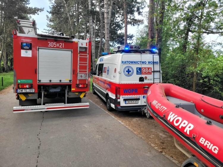 Wrocław: Człowiek utonął w przydrożnym rowie