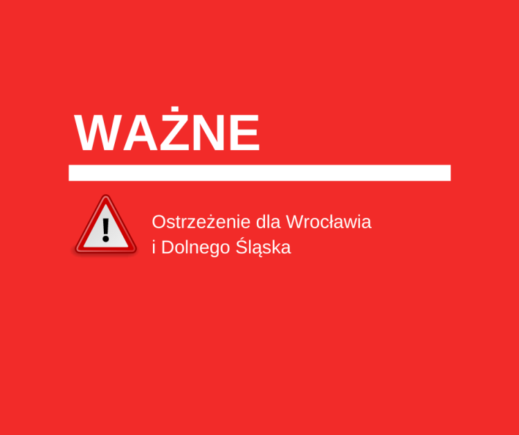 Pomarańczowy alert dla Wrocławia: Silne burze i wichury. Może nie być prądu