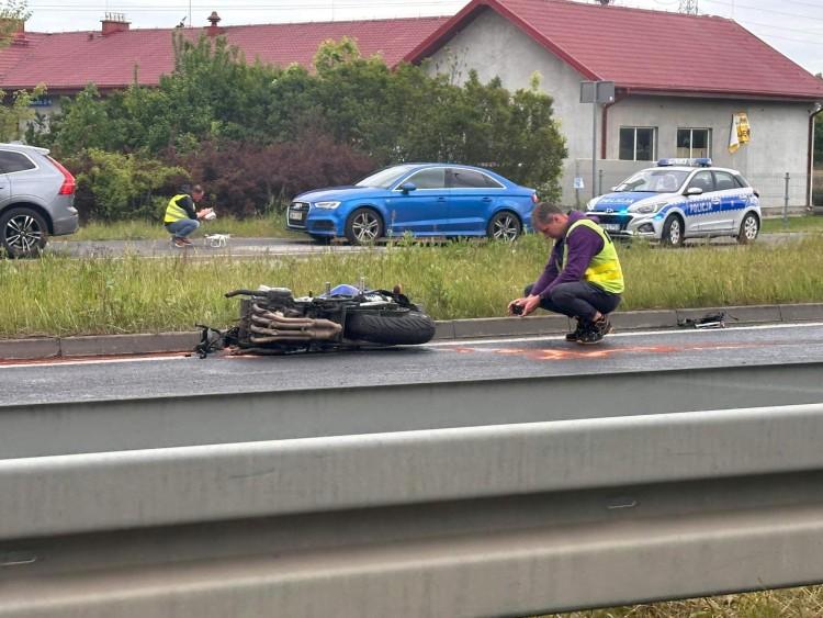 Tragedia na Wschodniej Obwodnicy Wrocławia. Nie żyje motocyklista