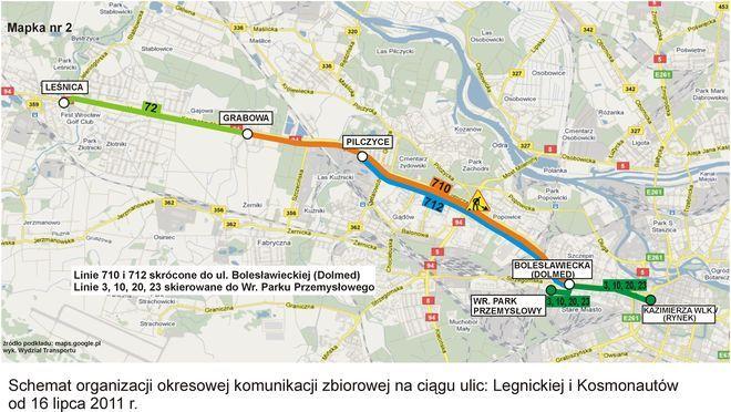 W sobotę na Legnicką wracają tramwaje, tyle że o dwie linie mniej - bez 12 i 22